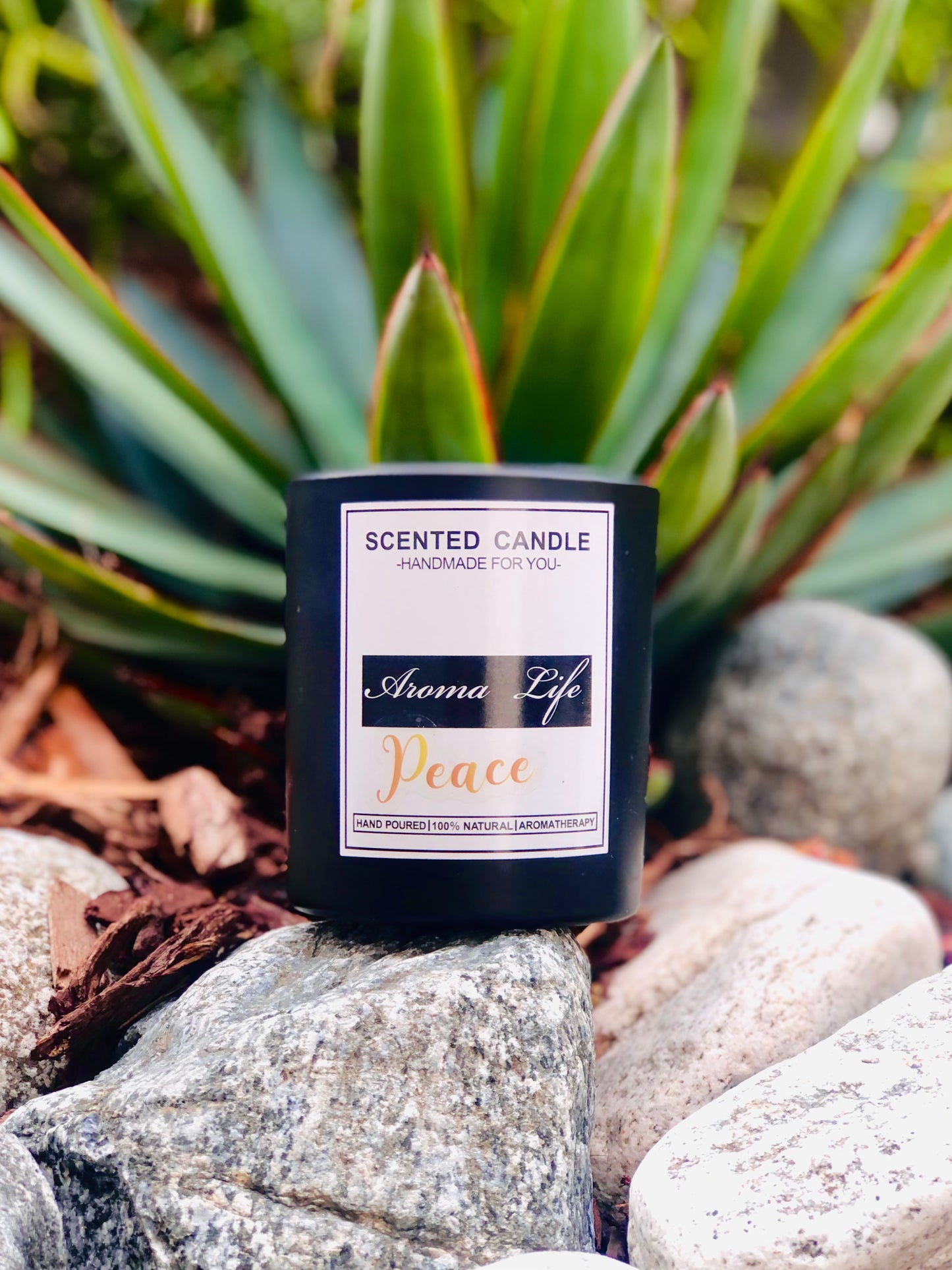 Peace Scented Soy Wax Candle